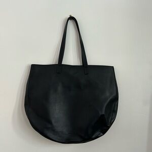 French Connection, faux Black leather Bag.